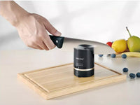 Affilacoltelli Kinghoff KH-1675 con base antiscivolo e angolo regolabile