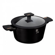Berlinger Haus BH-7087 Pentola in titanio con coperchio in vetro, 24 cm, pentole antiaderenti