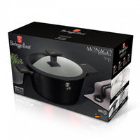 Berlinger Haus BH-7087 Pentola in titanio con coperchio in vetro, 24 cm, pentole antiaderenti