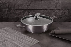 Berlinger haus BH-7111 Carbon Pro Pentola wok piatta 28 cm Pentole antiaderenti