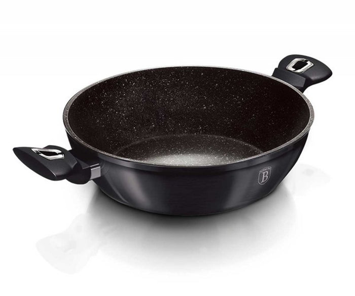 Berlinger haus BH-7111 Carbon Pro Pentola wok piatta 28 cm Pentole antiaderenti