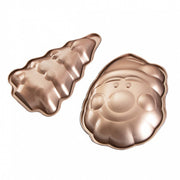 Berlinger haus BH-6948 Set di teglie natalizie in oro rosa