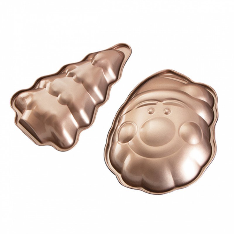 Berlinger haus BH-6948 Set di teglie natalizie in oro rosa