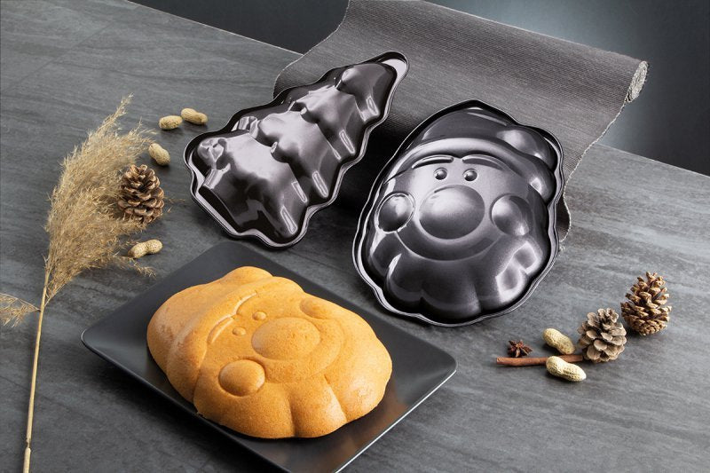 Berlinger haus BH-6950 Set di teglie natalizie - Babbo Natale e albero