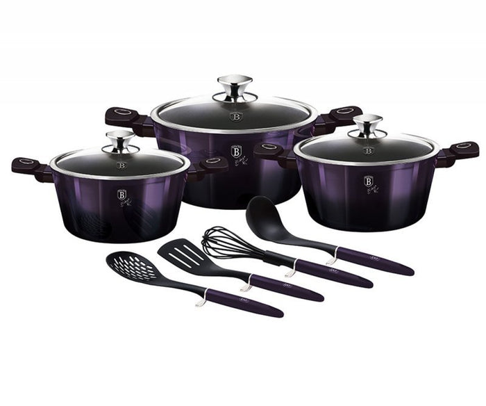Berlinger haus BH-7141 Set di pentole antiaderenti viola
