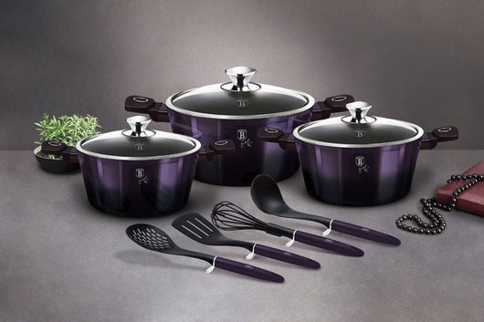 Berlinger haus BH-7141 Set di pentole antiaderenti viola