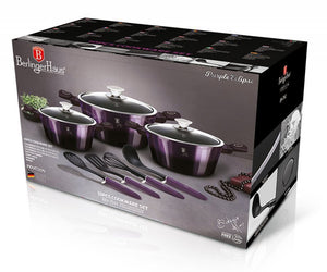 Berlinger haus BH-7141 Set di pentole antiaderenti viola