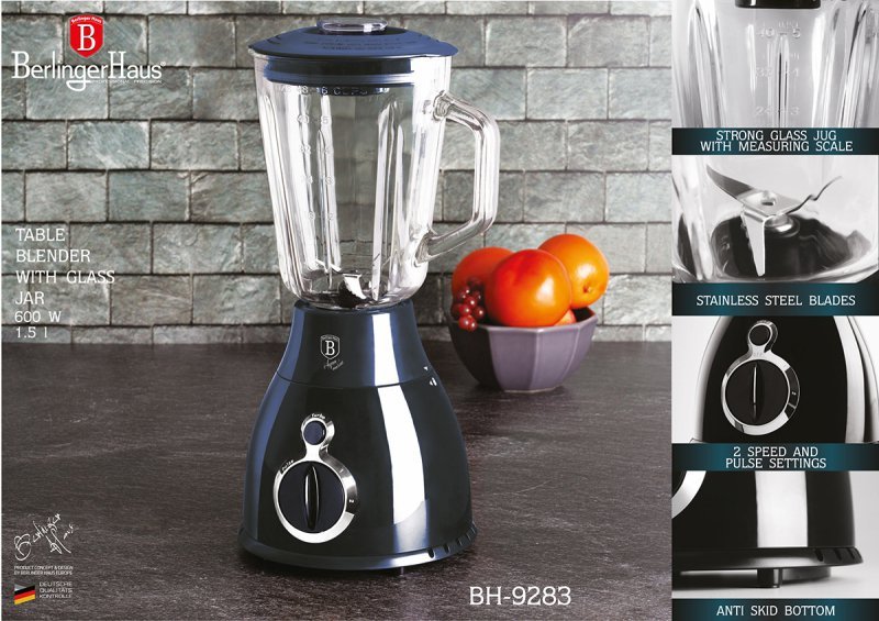 Berlinger haus BH-9283 Frullatore per un uso elegante in cucina
