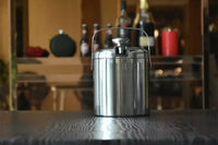 Klausberg KB-7579 Secchiello per ghiaccio in acciaio inossidabile con pinze 1,3 l