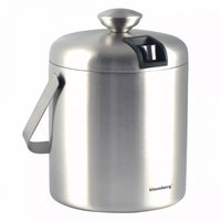 Klausberg KB-7579 Secchiello per ghiaccio in acciaio inossidabile con pinze 1,3 l