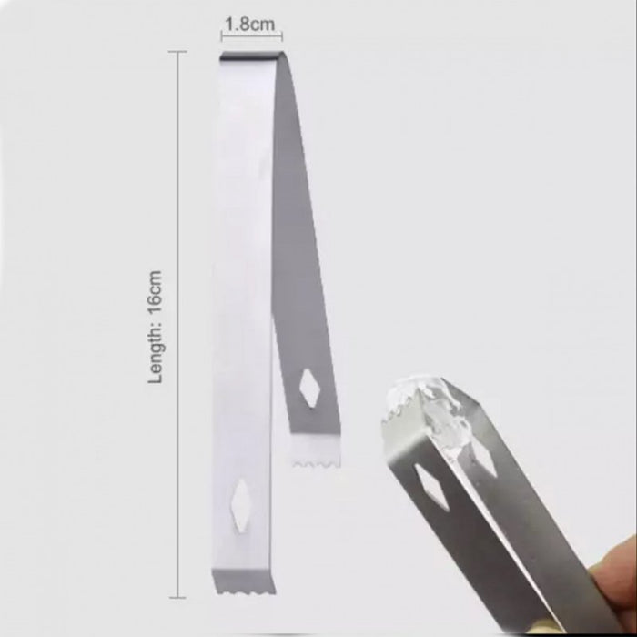 Klausberg KB-7579 Secchiello per ghiaccio in acciaio inossidabile con pinze 1,3 l