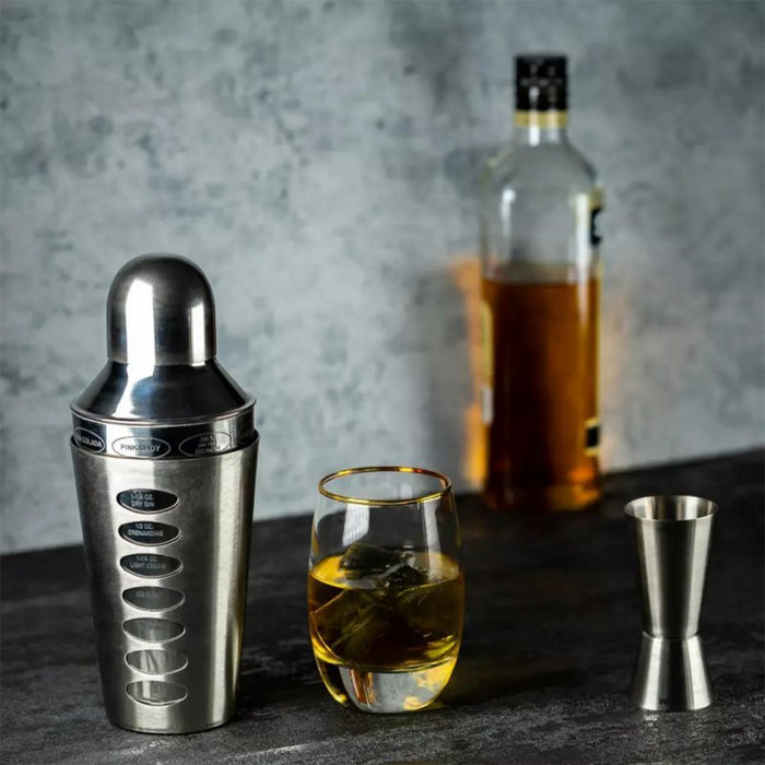 Kinghoff KH-1393 Bartender Shaker 600ml con ricette