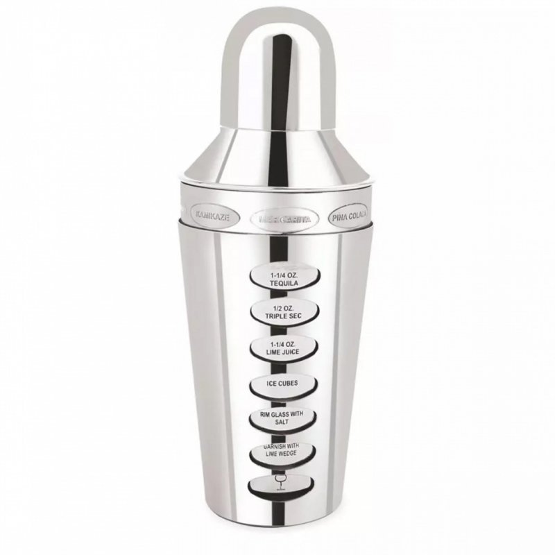 Kinghoff KH-1393 Bartender Shaker 600ml con ricette