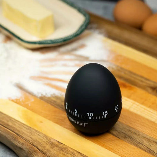 Timer da cucina meccanico Kinghoff KH-1620 con corpo in gomma morbida al tatto