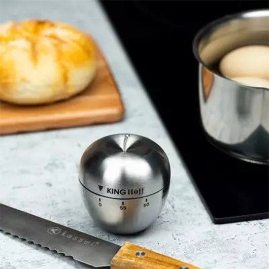 Timer da cucina meccanico a forma di mela Kinghoff KH-3133