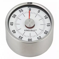 Timer da cucina magnetico Kinghoff KH-3176 con design in acciaio inossidabile