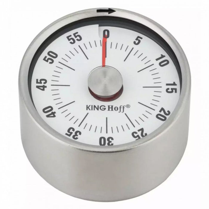 Timer da cucina magnetico Kinghoff KH-3176 con design in acciaio inossidabile