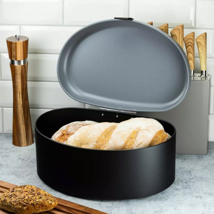 Klausberg KB-7576 Portapane in acciaio per un elegante spazio in cucina