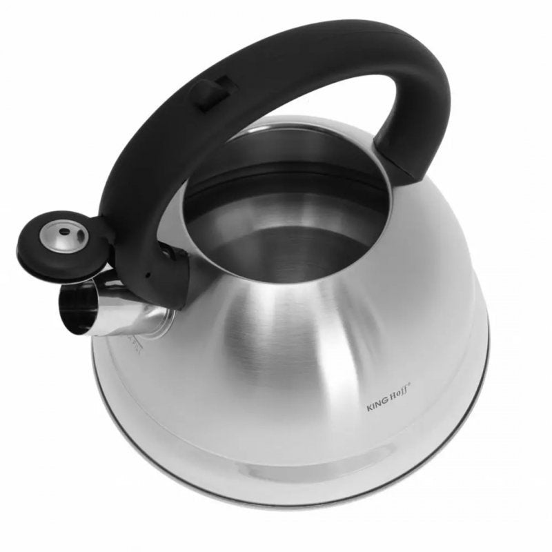 Kinghoff KH-3236 Bollitore in acciaio con fischietto da 3 litri