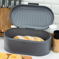 Kinghoff KH-1712 Portapane in acciaio per la conservazione moderna in cucina