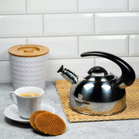 Bollitore a fischio in acciaio inossidabile Kinghoff KH-3250 da 1,8 l