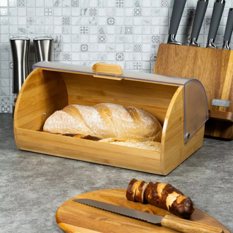 Contenitore per il pane in acrilico di bambù ecologico Kinghoff KH-3216