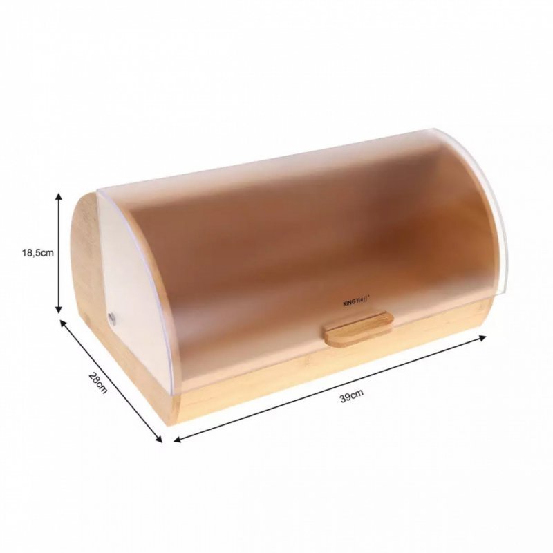 Contenitore per il pane in acrilico di bambù ecologico Kinghoff KH-3216