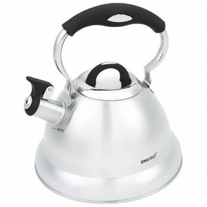 Bollitore a fischio in acciaio inossidabile Kinghoff KH-1659 da 3,1 l