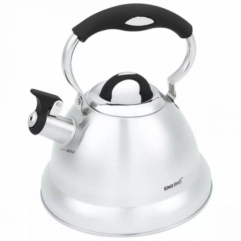 Bollitore a fischio in acciaio inossidabile Kinghoff KH-1659 da 3,1 l