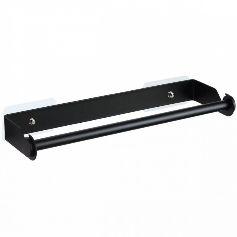 Portasciugamani da parete in acciaio inox nero Klausberg KB-7585