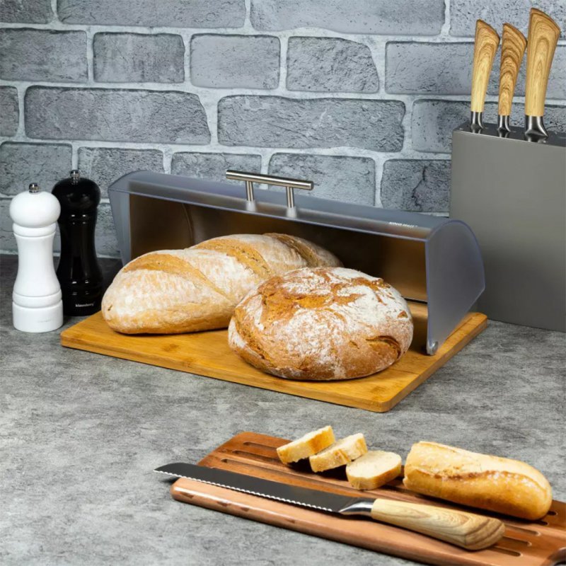 Contenitore per il pane in acrilico di bambù ecologico Kinghoff KH-3210