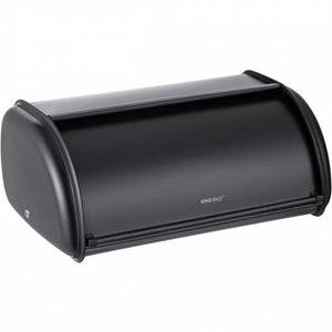 Kinghoff KH-1723 Contenitore per il pane in acciaio - Grande contenitore con coperchio a rullo