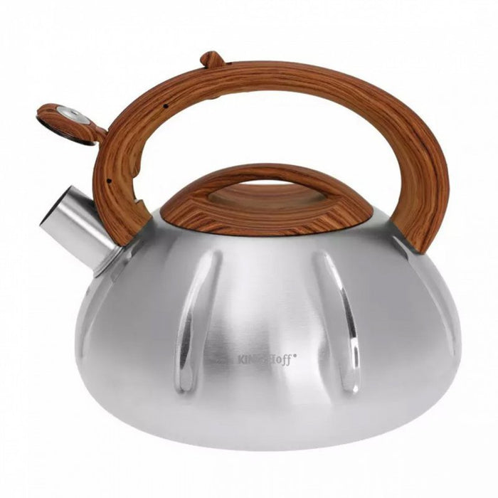 Bollitore con fischietto in acciaio inossidabile Kinghoff KH-3291 da 3,0 l