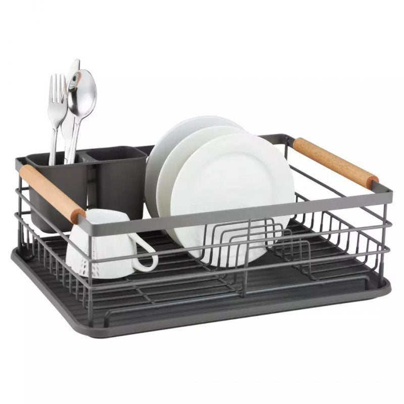 Kinghoff KH-1729 Elegante scolapiatti con portaposate rimovibile