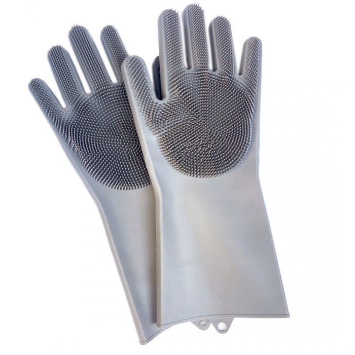 Guanti per lavastoviglie in silicone Elitehoff E-6274 con sporgenze a spazzola