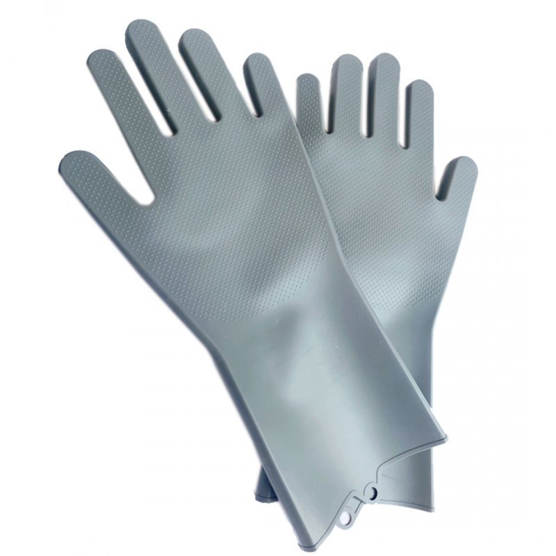 Guanti per lavastoviglie in silicone Elitehoff E-6274 con sporgenze a spazzola