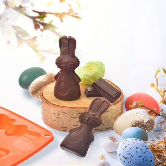 Stampo in silicone a forma di coniglio per biscotti pralinati Elitehoff Stampo da forno a forma di coniglio