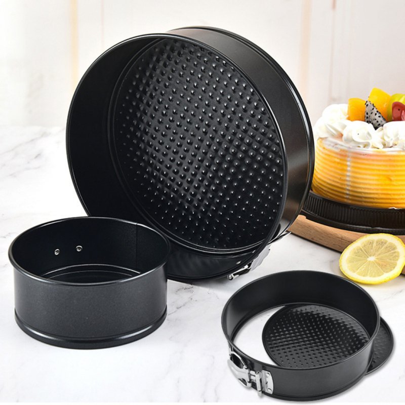 Elitehoff E-8042 Set di 3 stampi da forno rotondi antiaderenti