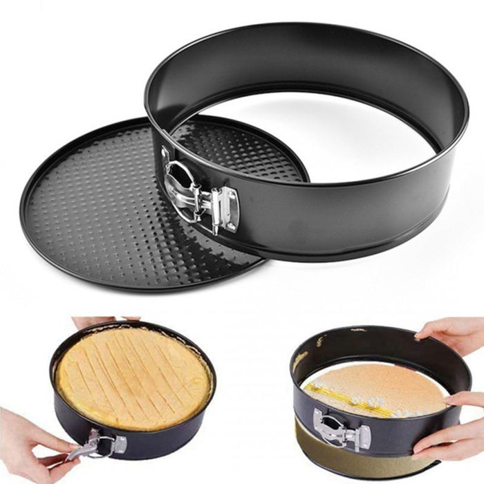 Elitehoff E-8042 Set di 3 stampi da forno rotondi antiaderenti