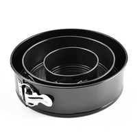 Elitehoff E-8042 Set di 3 stampi da forno rotondi antiaderenti