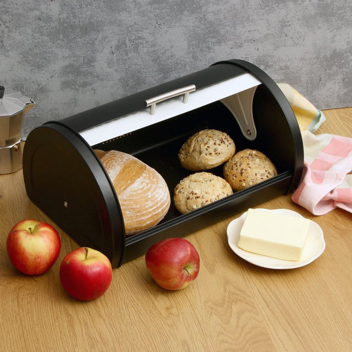 Brunbeste 2704 Grande contenitore per il pane in acciaio inox con coperchio scorrevole