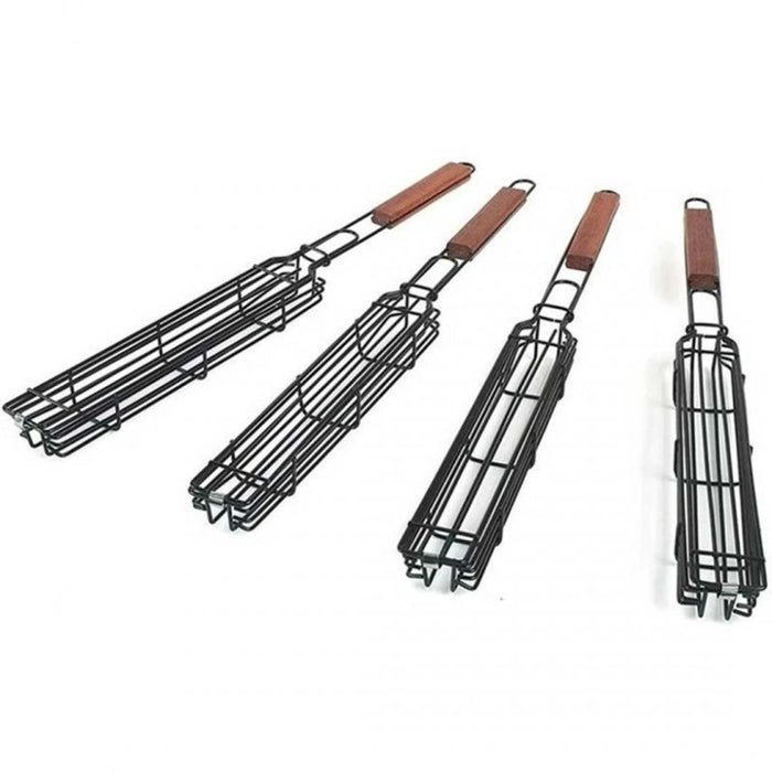 Elitehoff CESTO PER SPIEDINI DI VERDURE GRIGLIATO Cestino per barbecue antiaderente