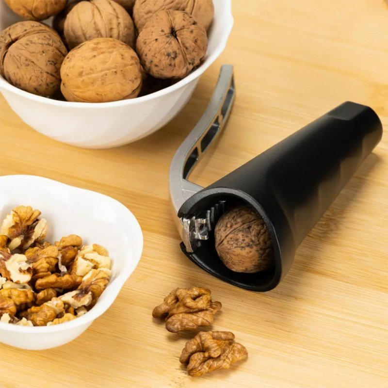 Kinghoff KH-1737 Schiaccianoci conico ergonomico per rompere facilmente le noci