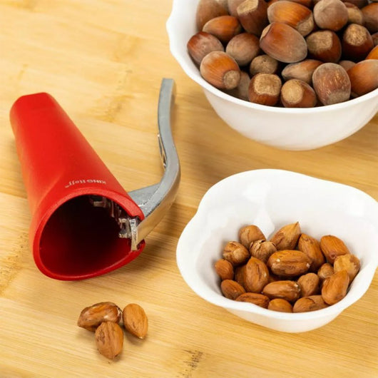 Kinghoff KH-1739 Schiaccianoci conico ergonomico per rompere facilmente le noci