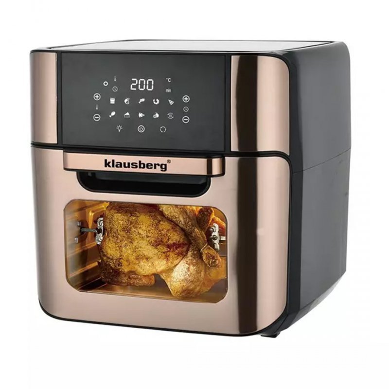 Forno elettrico friggitrice ad aria Klausberg KB-7598 con funzione girarrosto