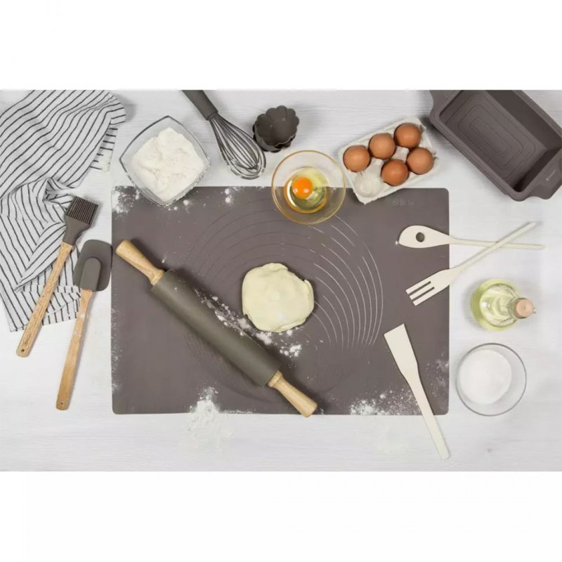 Klausberg KB-7597 Set da forno in silicone con tagliere e rullo