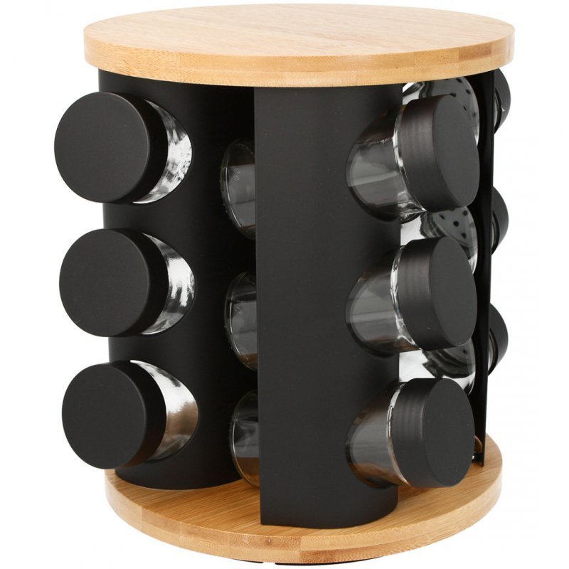 Brunbeste 2736 Porta spezie girevole in acciaio inox con 12 contenitori