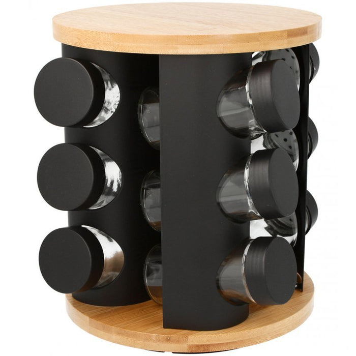 Brunbeste 2736 Porta spezie girevole in acciaio inox con 12 contenitori