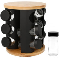 Brunbeste 2736 Porta spezie girevole in acciaio inox con 12 contenitori