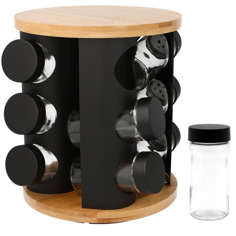 Brunbeste 2736 Porta spezie girevole in acciaio inox con 12 contenitori